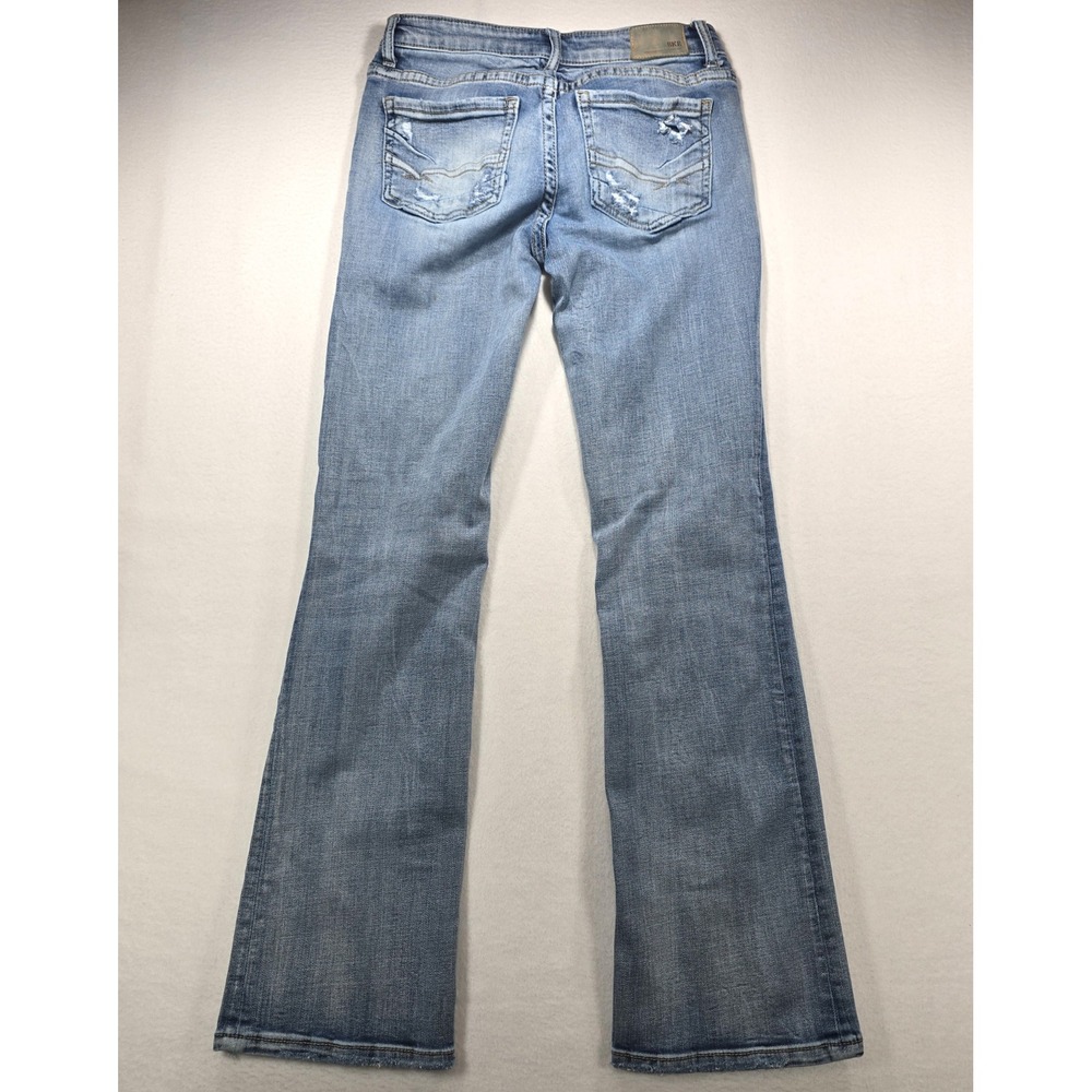 BKE Stella Slim Fit Bootcut Jeans Light Wash Low Rise 26x31.5 ABK6508R - Picture 2 of 14